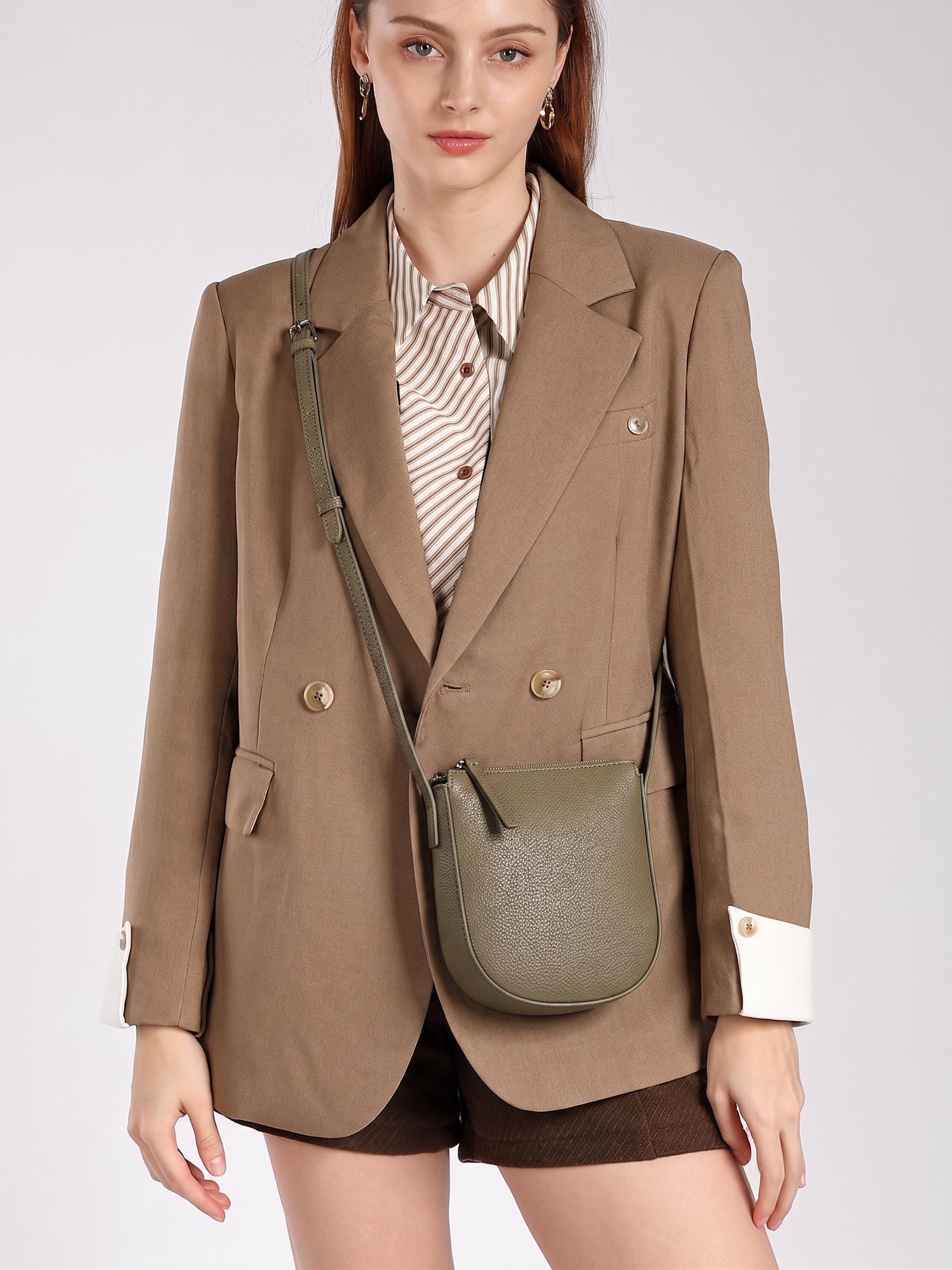 Valmio Calina Leather Women's Bag - Brown