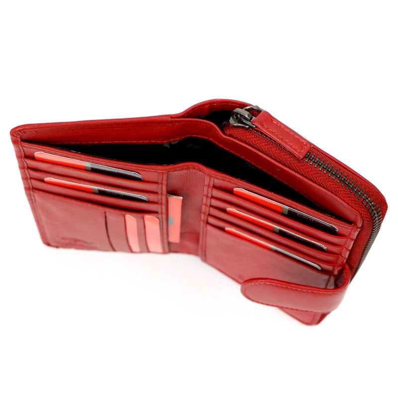 Pierre Cardin women's wallet 2202 ROSSO