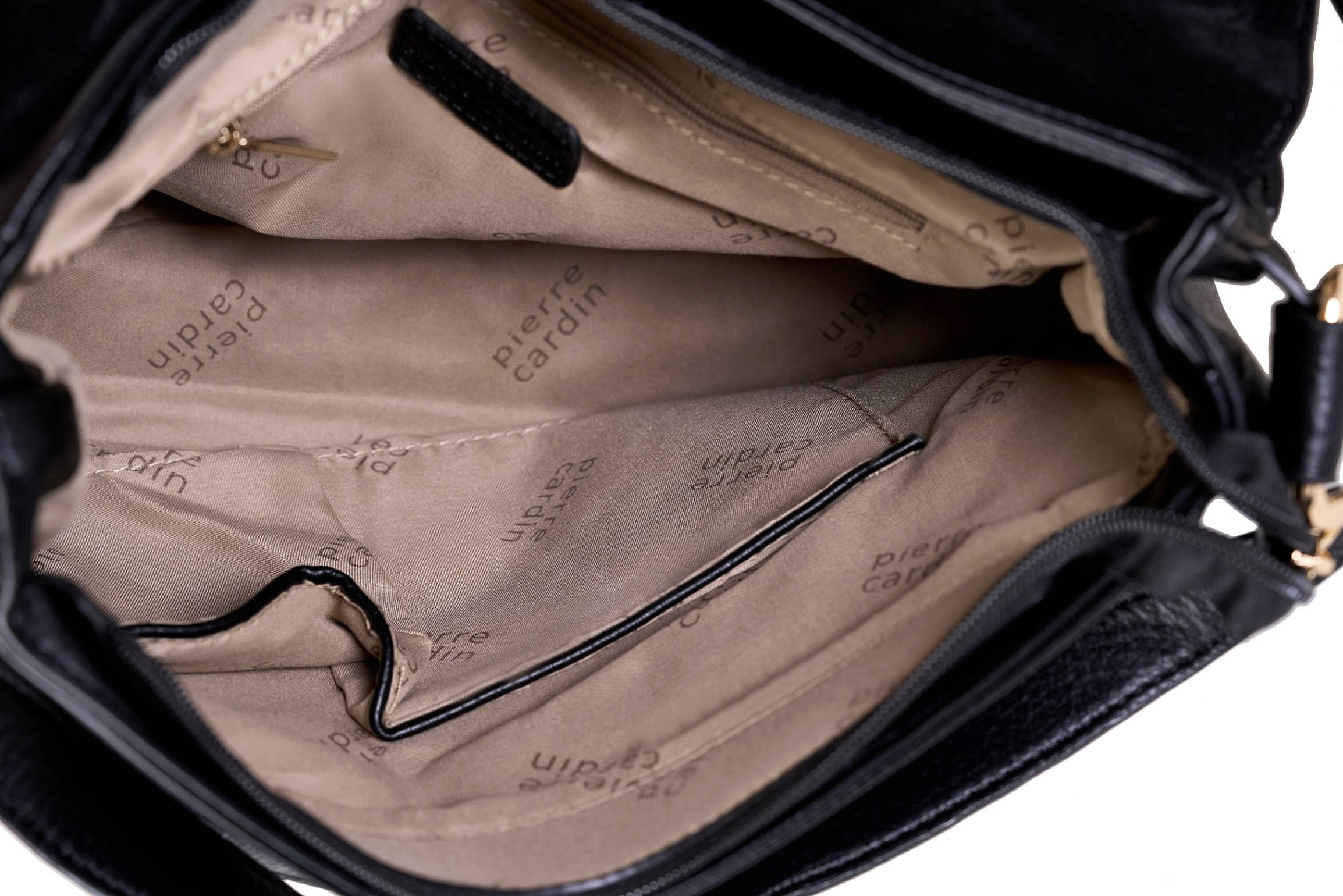 Bolso de mano de cuero ecológico PIERRE CARDIN 3266 GN25