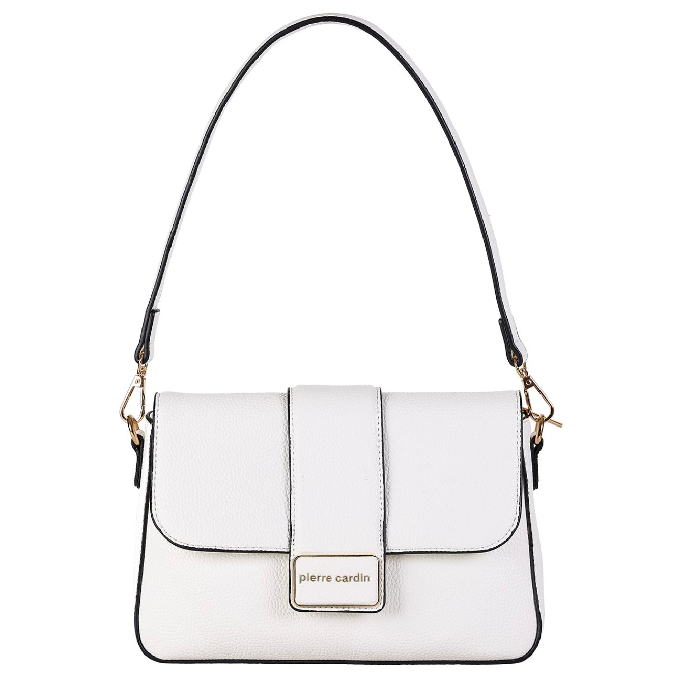 Öko-Lederhandtasche PIERRE CARDIN 6821 Bianko