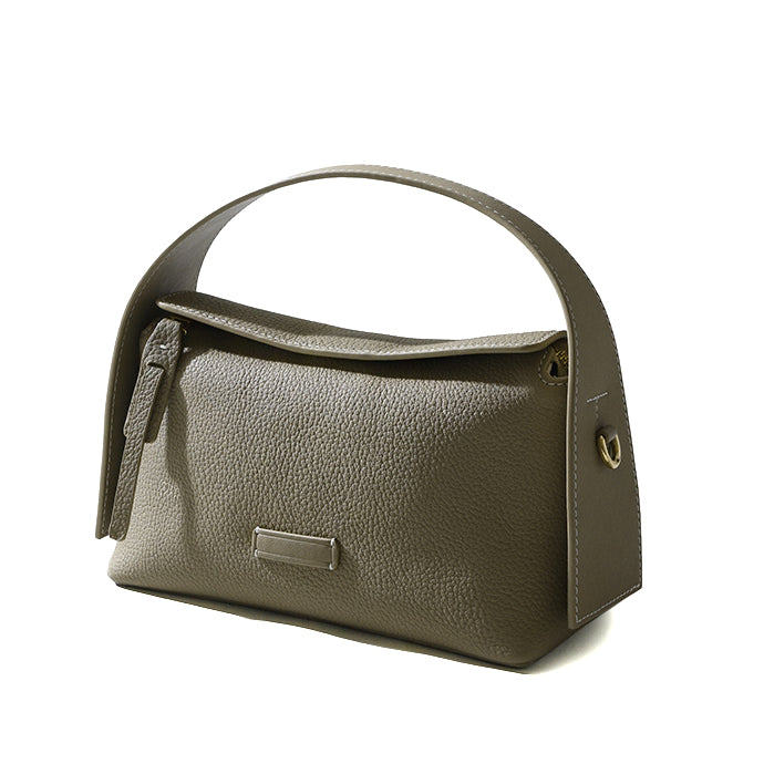 Sac à main pour femme en cuir Valmio Zirena - gris