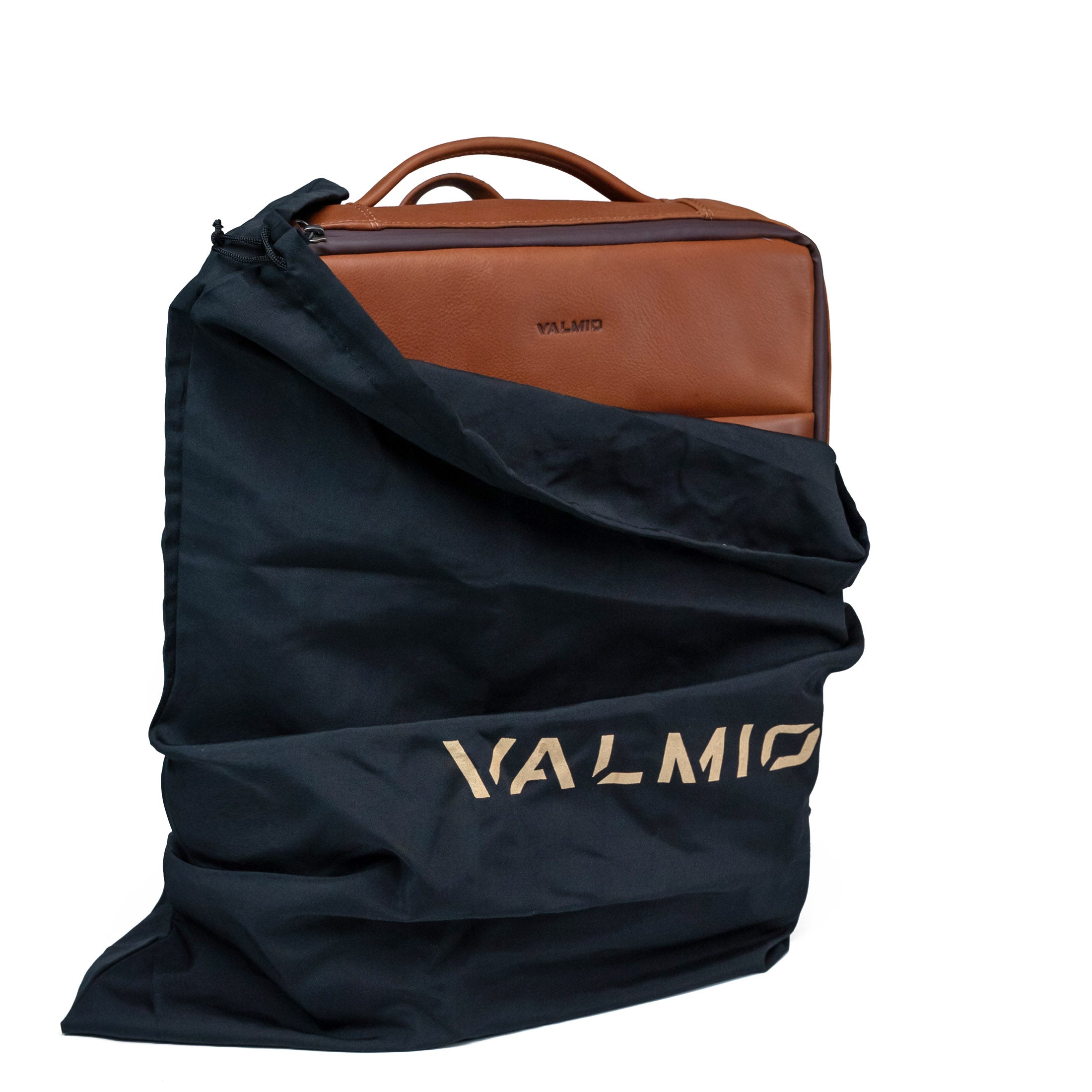 Brown Leather Backpack Valmio Hunter