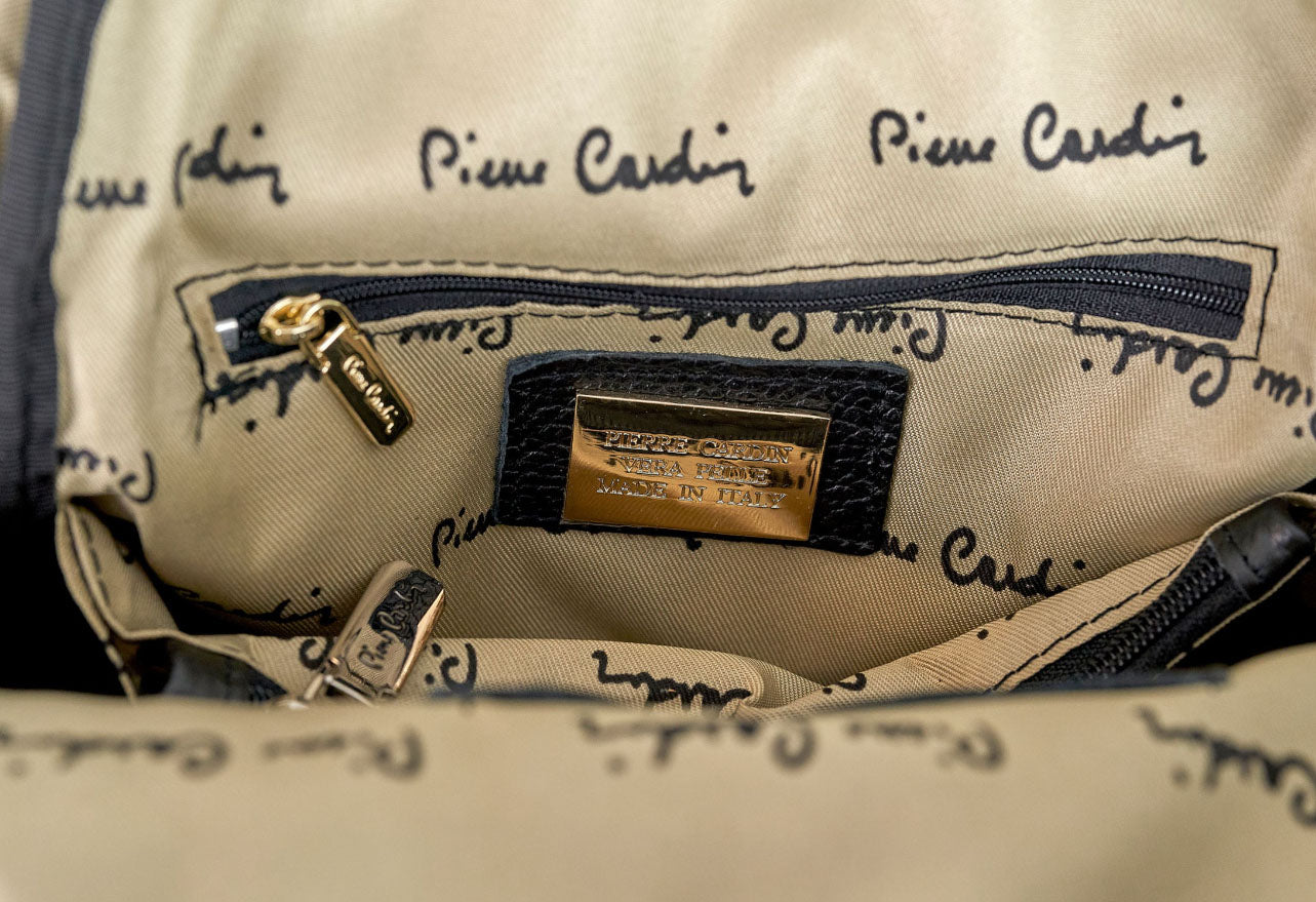 Leather Backpack PIERRE CARDIN 1858