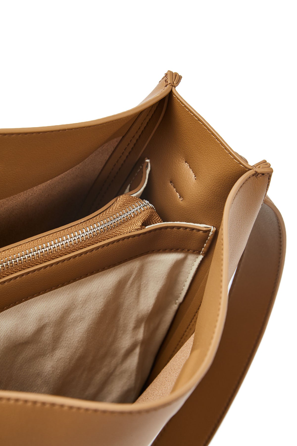 Bolso de cuero para mujer Valmio Tivana - moka