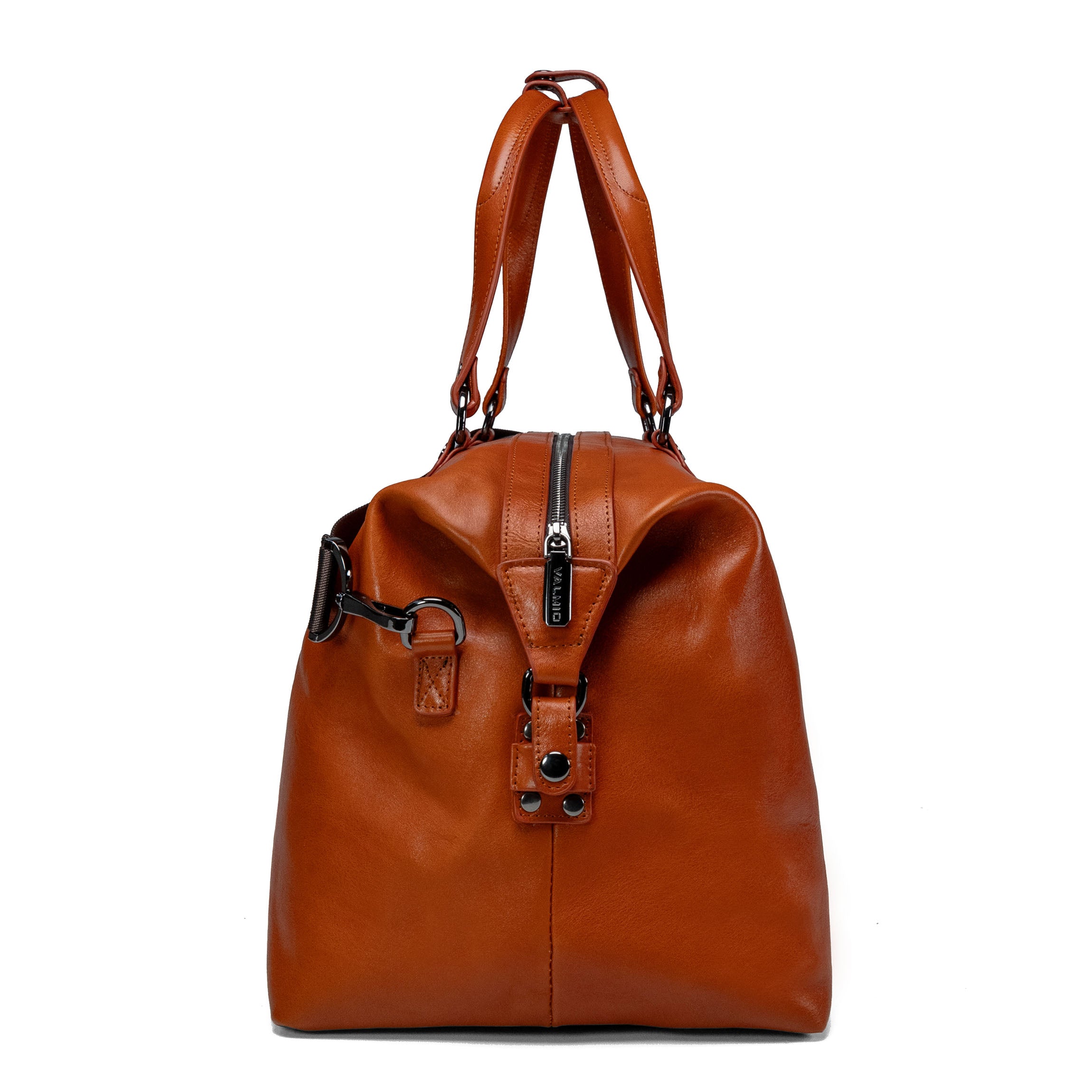 Sac de voyage en cuir marron Valmio Kane
