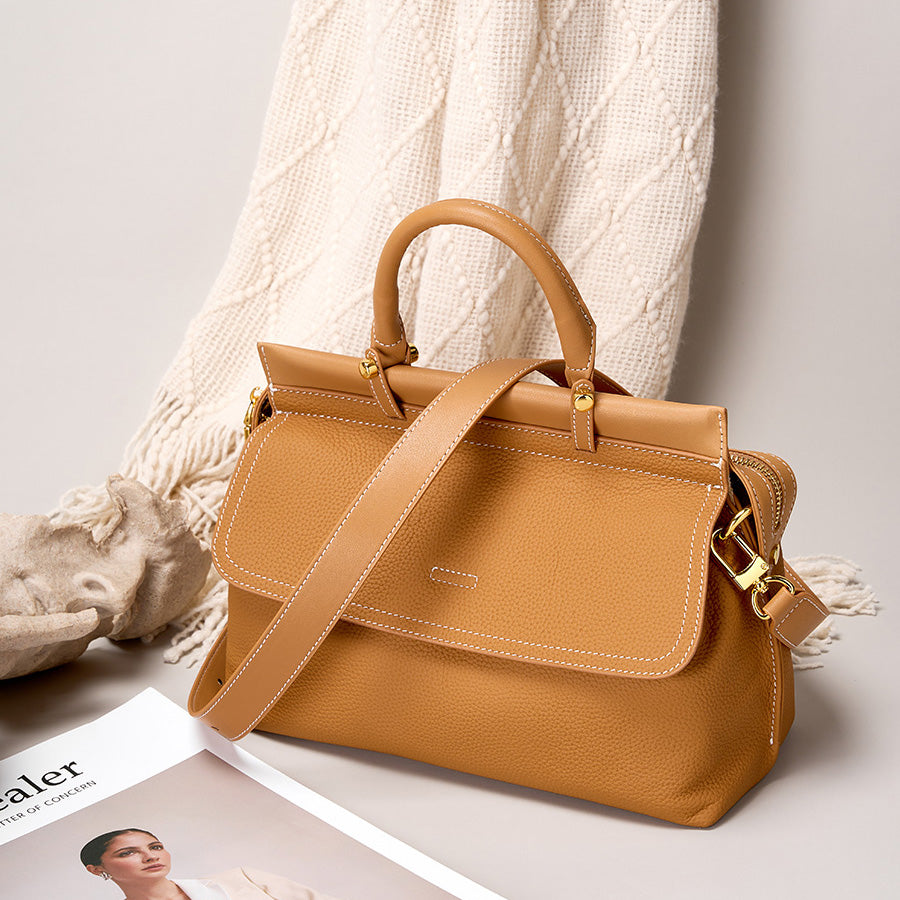 Valmio Selora Leather Women's Bag - Brown