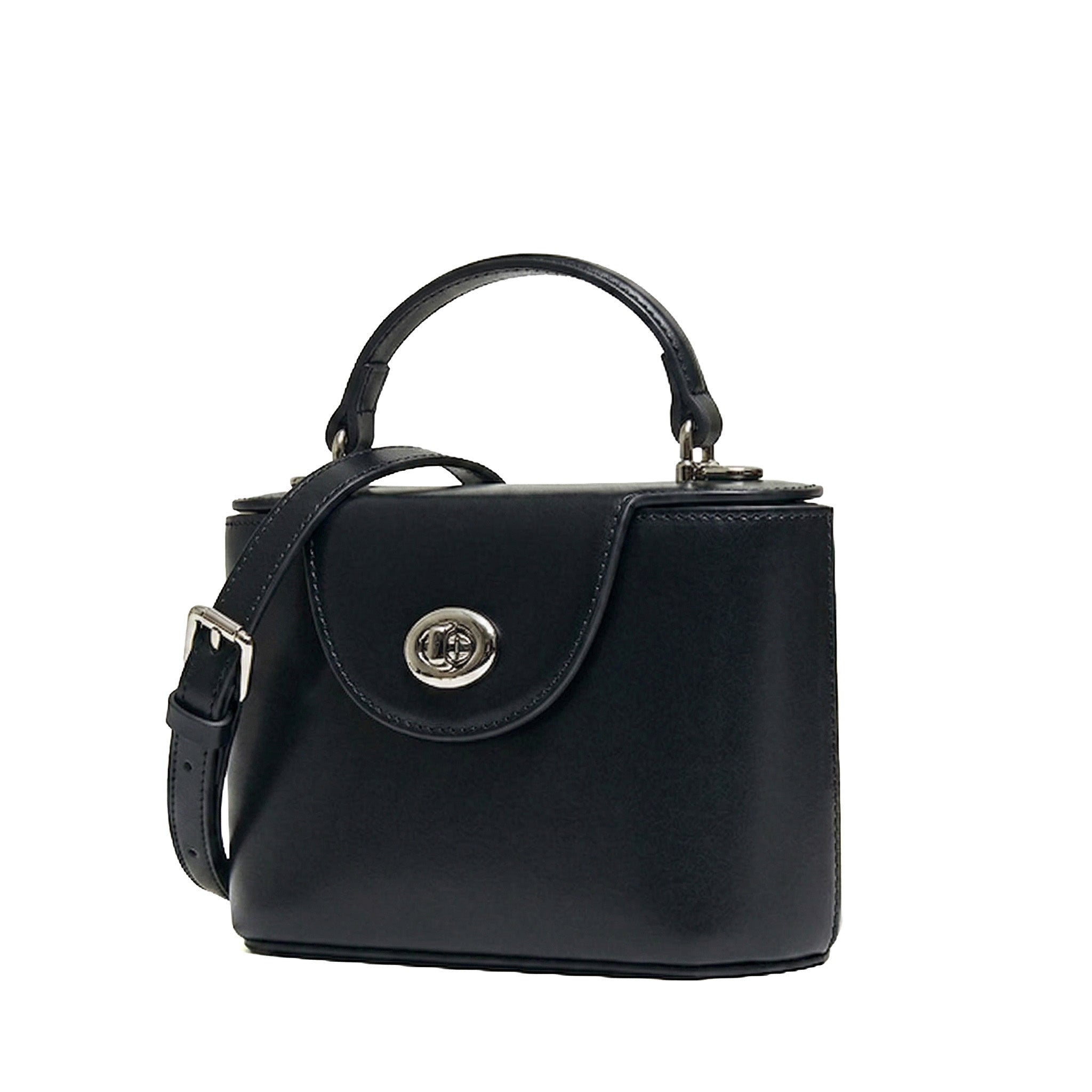 Sac à main en cuir Valmio Dinora pour femme - noir