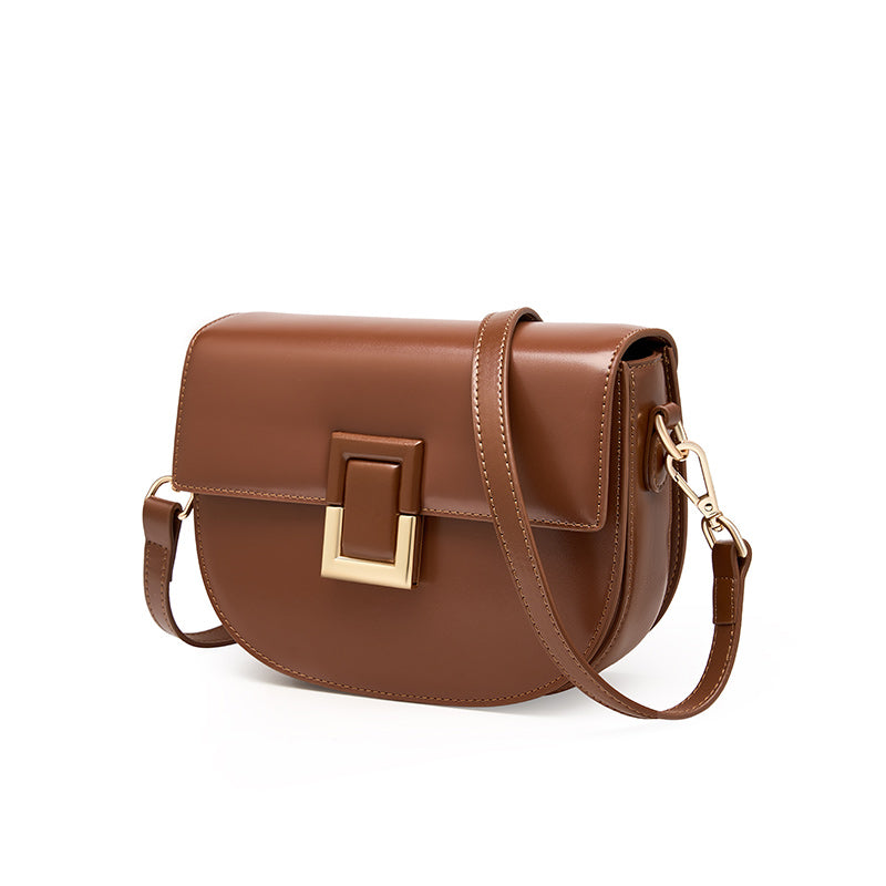 Bolso de mujer Valmio Borina de cuero - marrón
