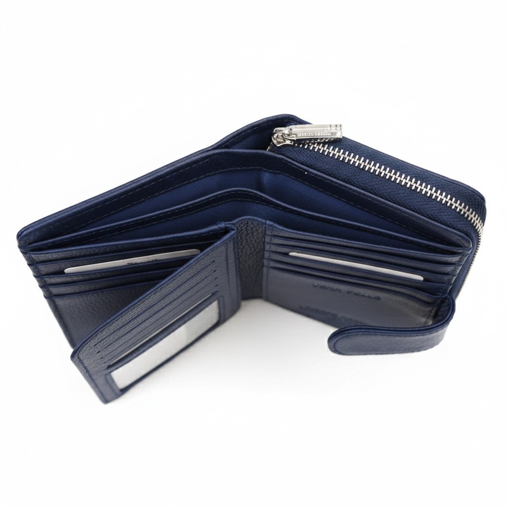 Blue women’s wallet Pierre Cardin.