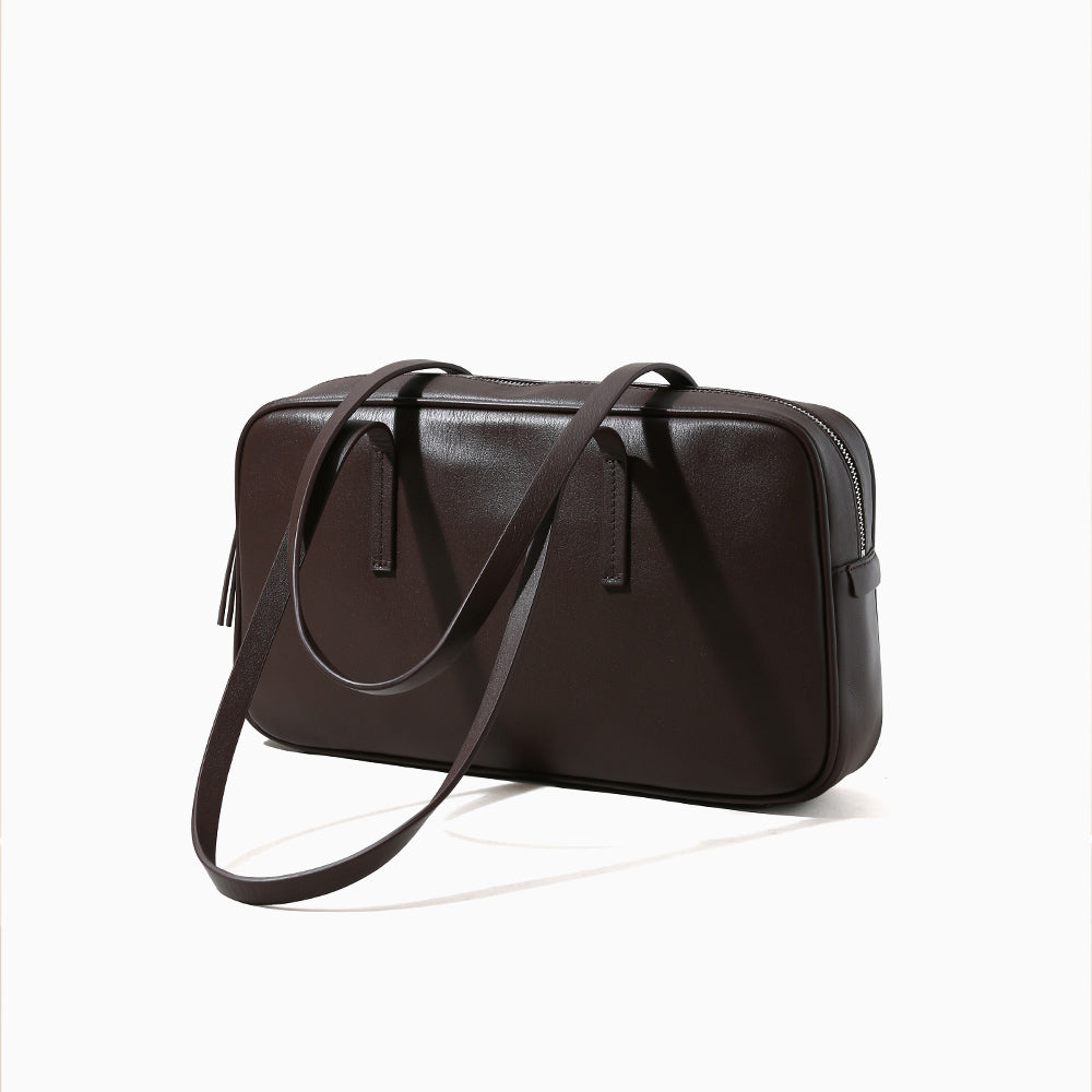 Sac à main pour femme en cuir Valmio Renora - noir