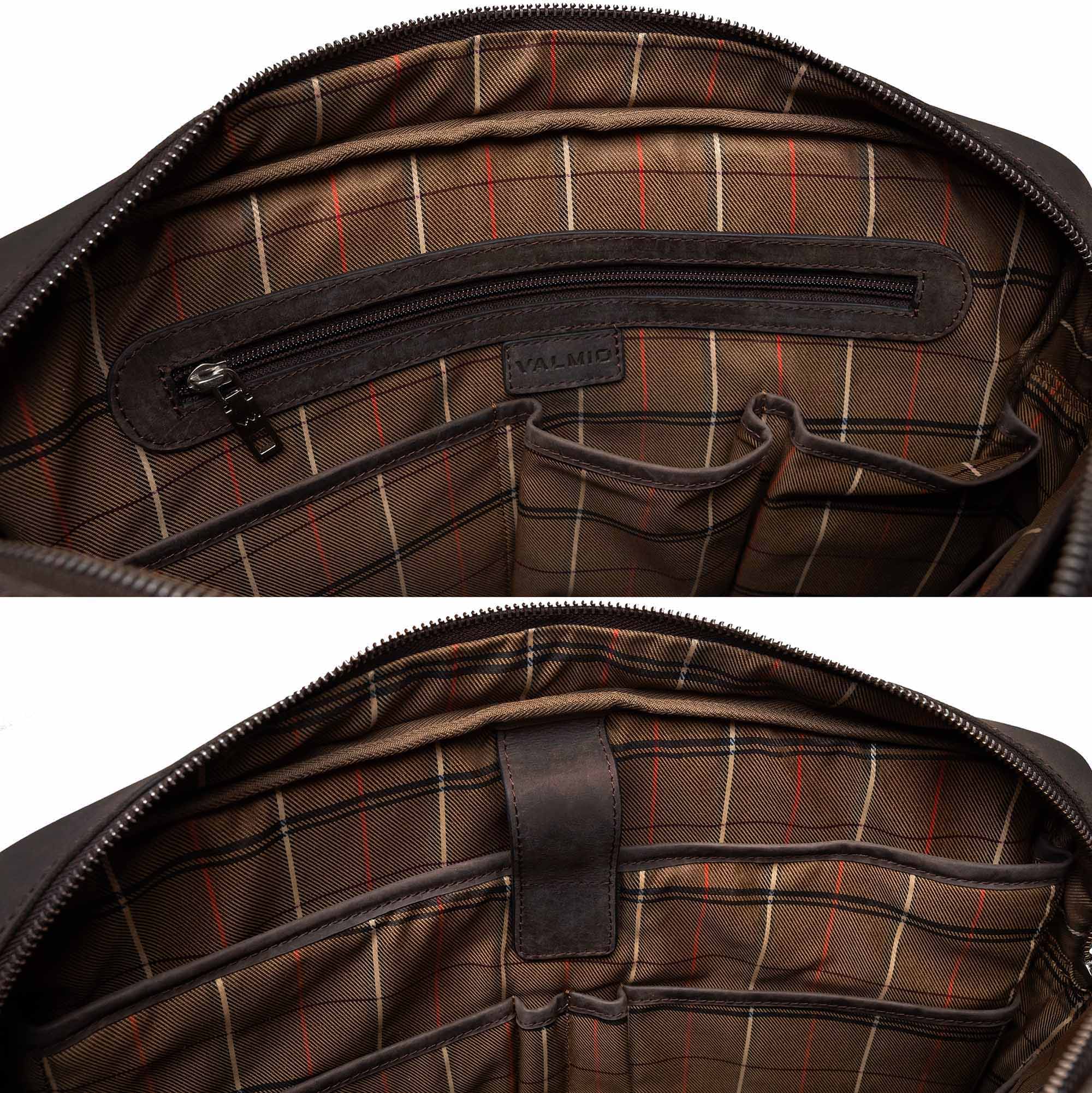 Bolso para portátil de cuero Denton 2.0