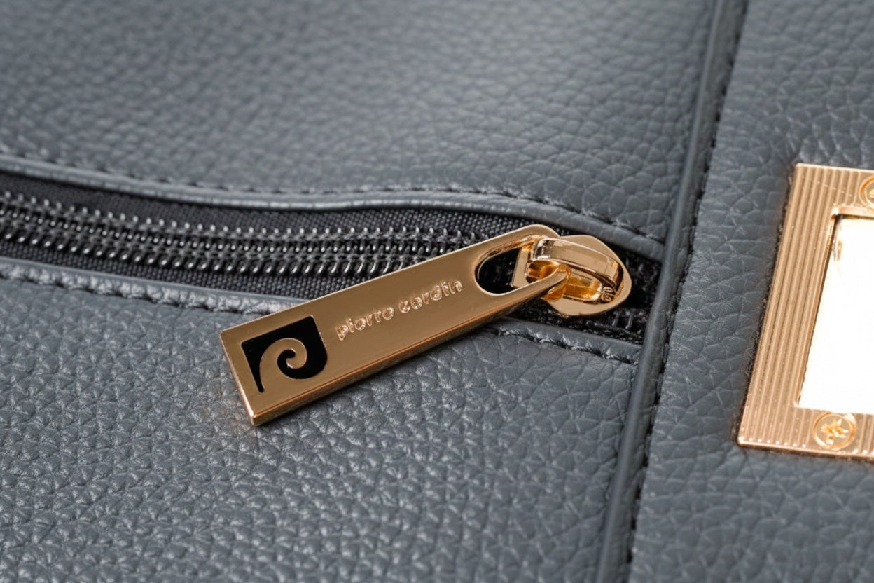 Pierre Cardin eco-leather backpack 23954 JEANS