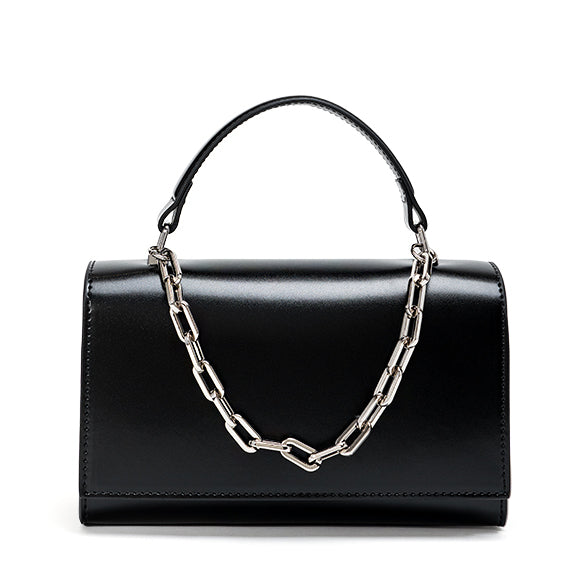 Valmio Rinora leather women's handbag - black