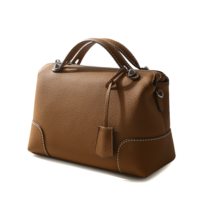Sac à main en cuir Valmio Kenora pour femme - marron