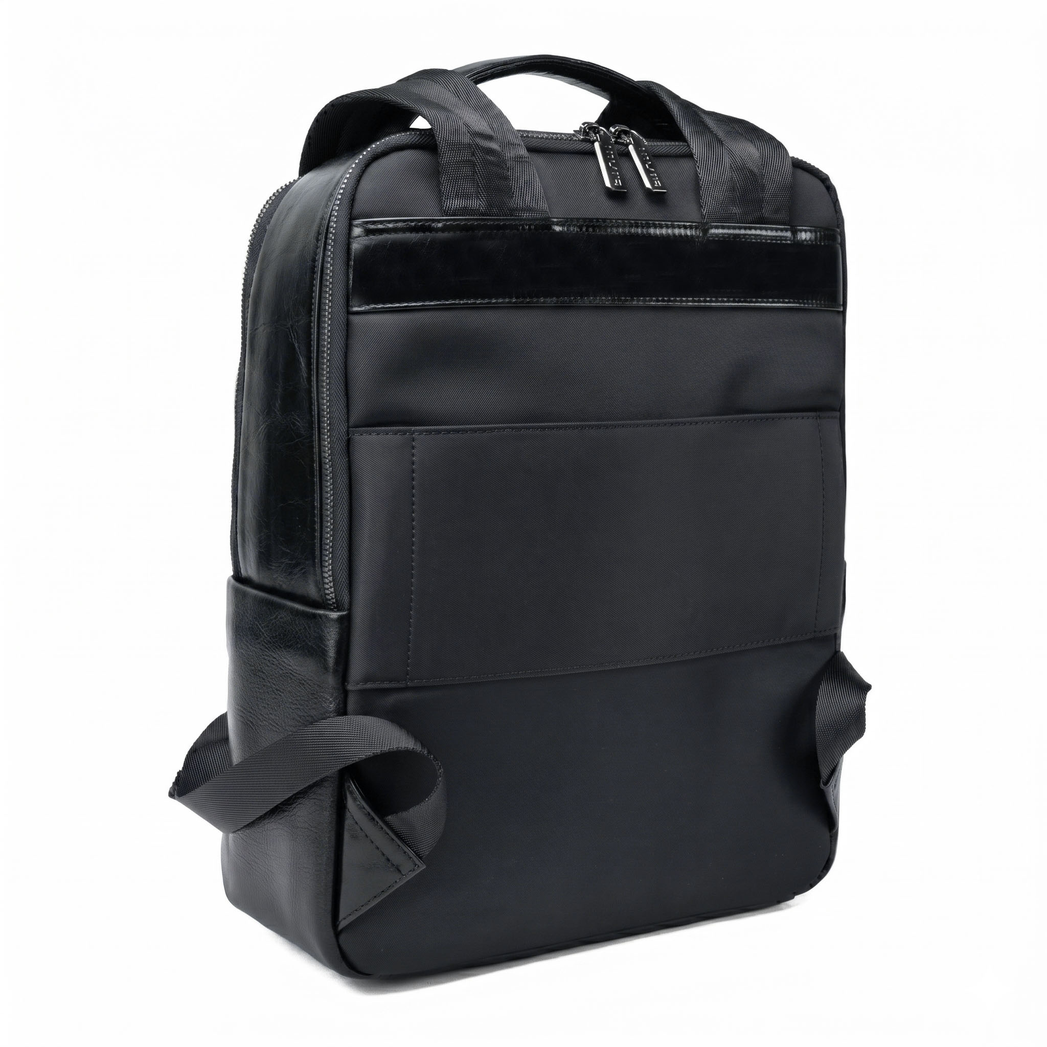Sac à dos en cuir de luxe Valmio Kordon - noir