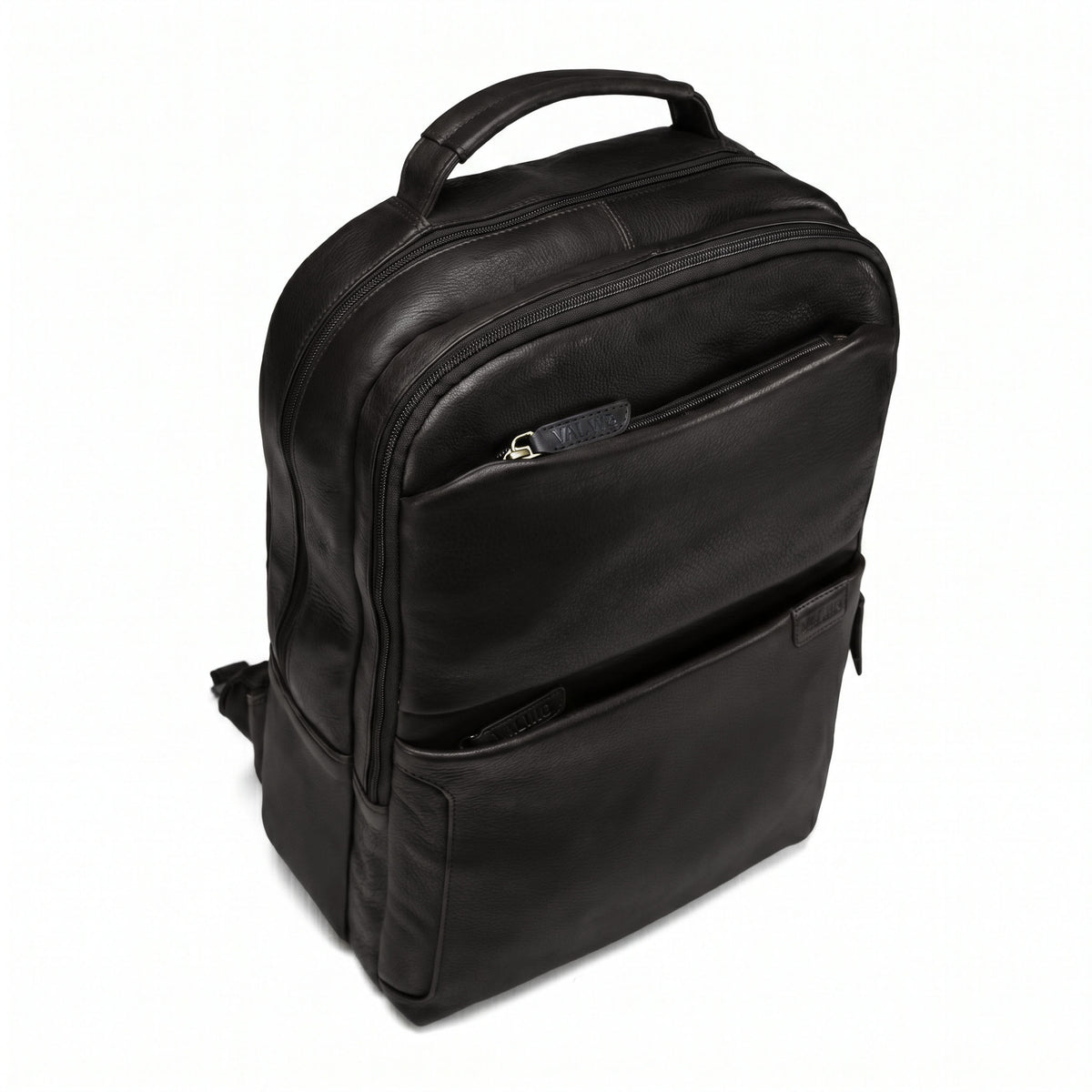 Brauner Rucksack aus Vollnarbenleder, Modell Valmio Lands