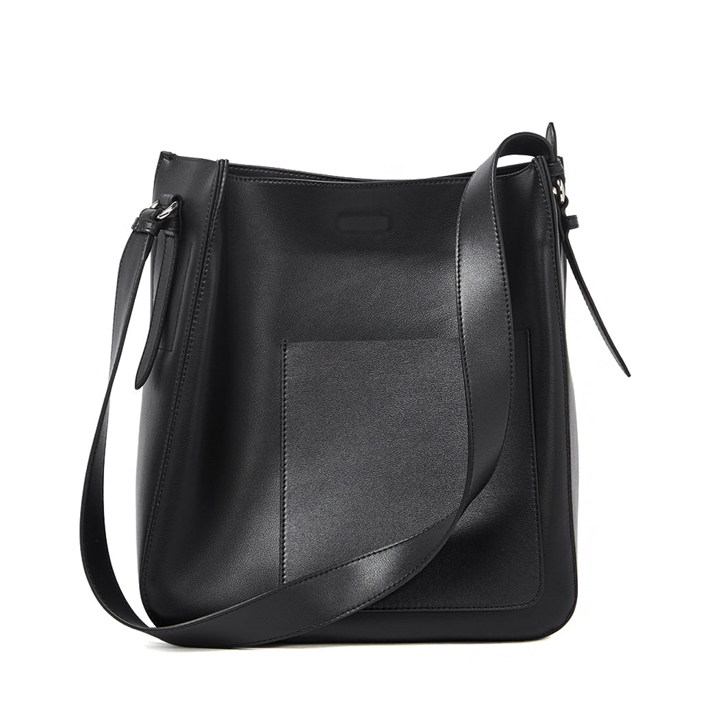 Sac à main en cuir Valmio Tivana pour femme - noir
