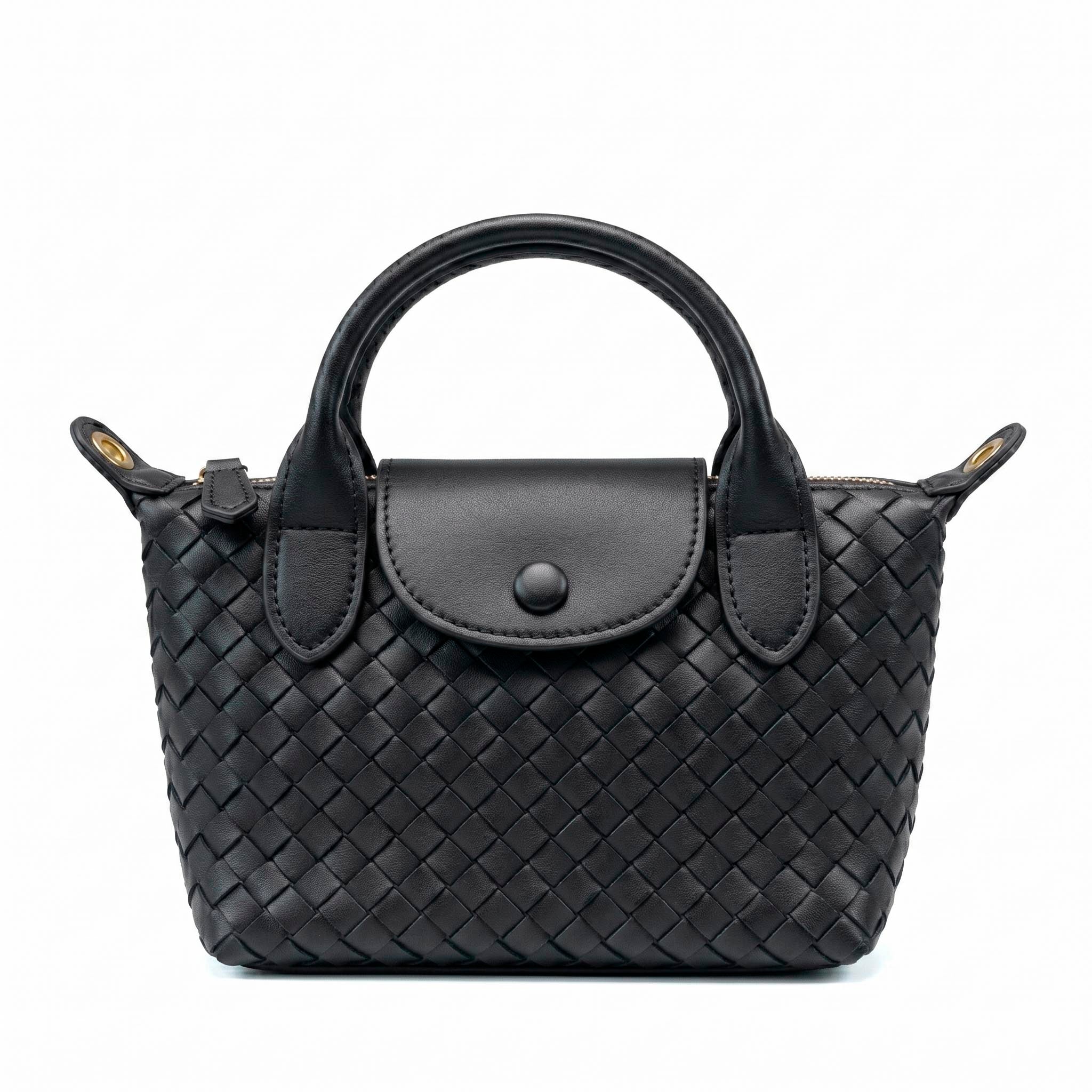 Bolso de cuero para mujer Valmio Virena - negro