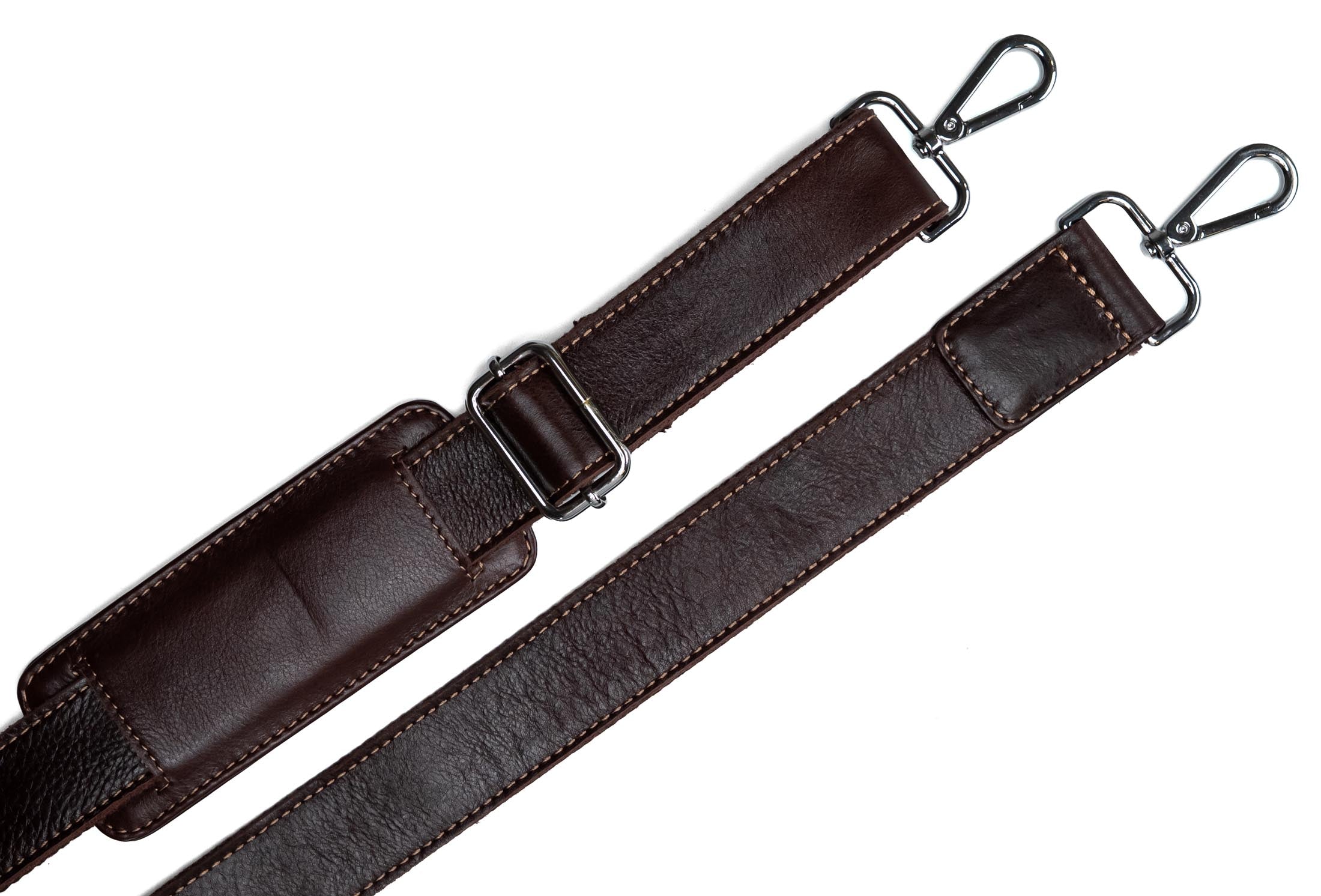 Bolso Valmio Vigo de cuero genuino marrón