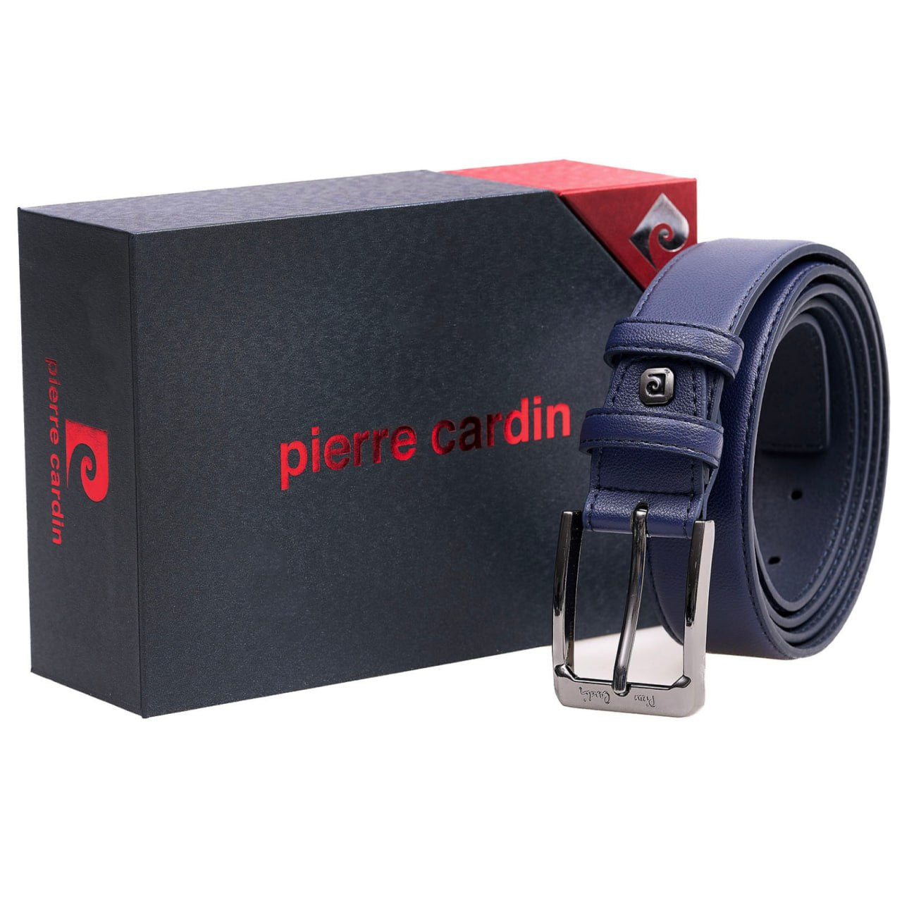 Men's leather belt Pierre Cardin 2506 NERO