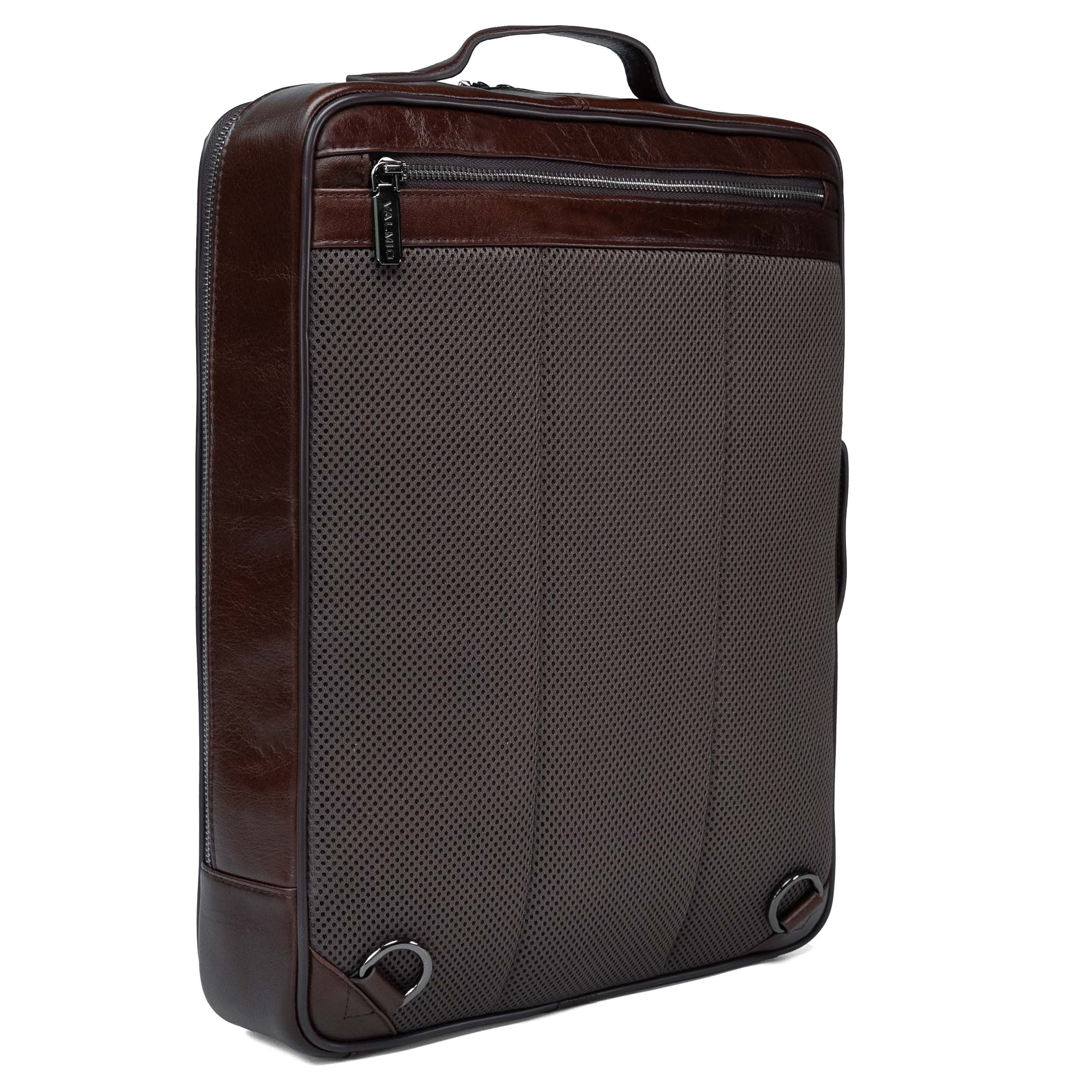 Sac à dos de luxe en cuir Valmio Ardent - marron
