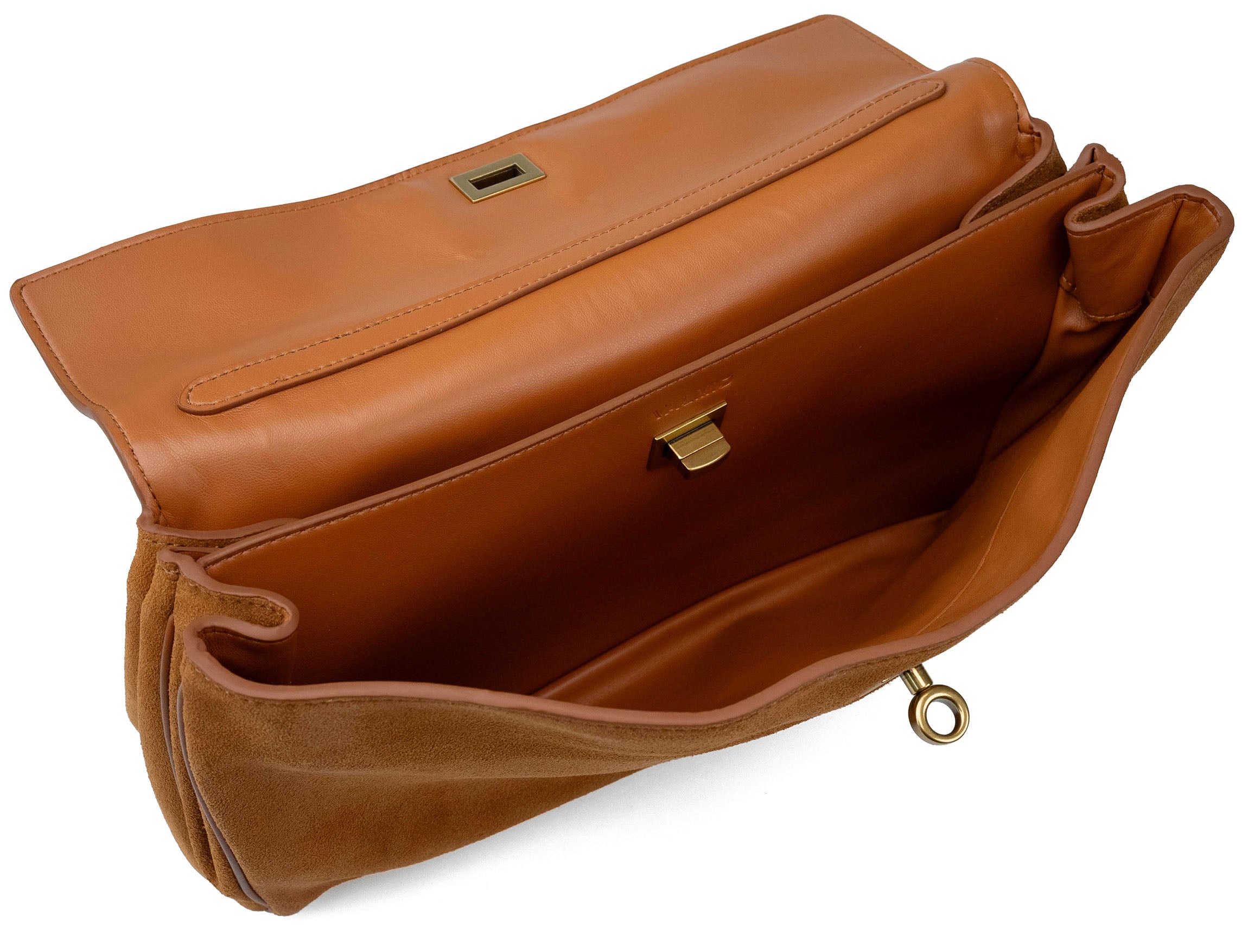 Valmio Lirena Leder Damenhandtasche - Hellbraun