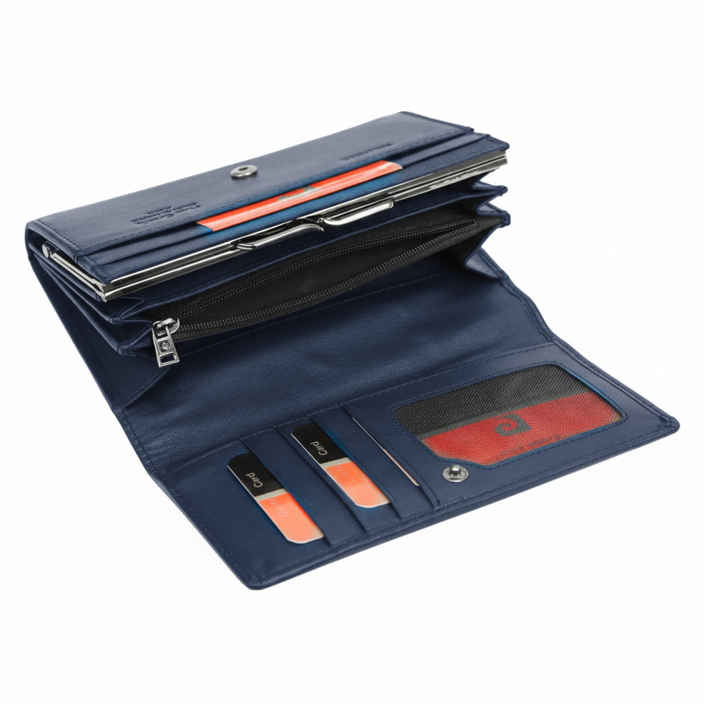 The Pierre Cardin 455 BLU 92 women's wallet