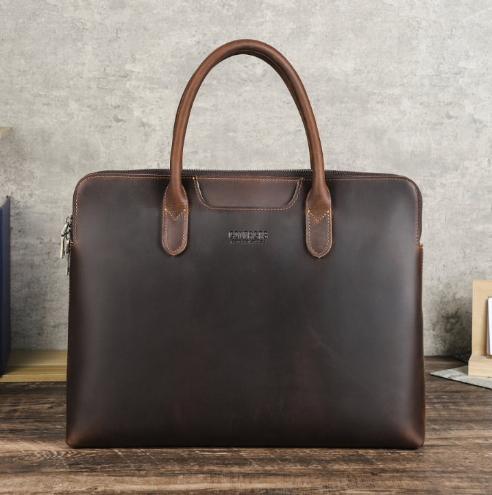 Elegante maletín de piel Ventura Slim – foto 7