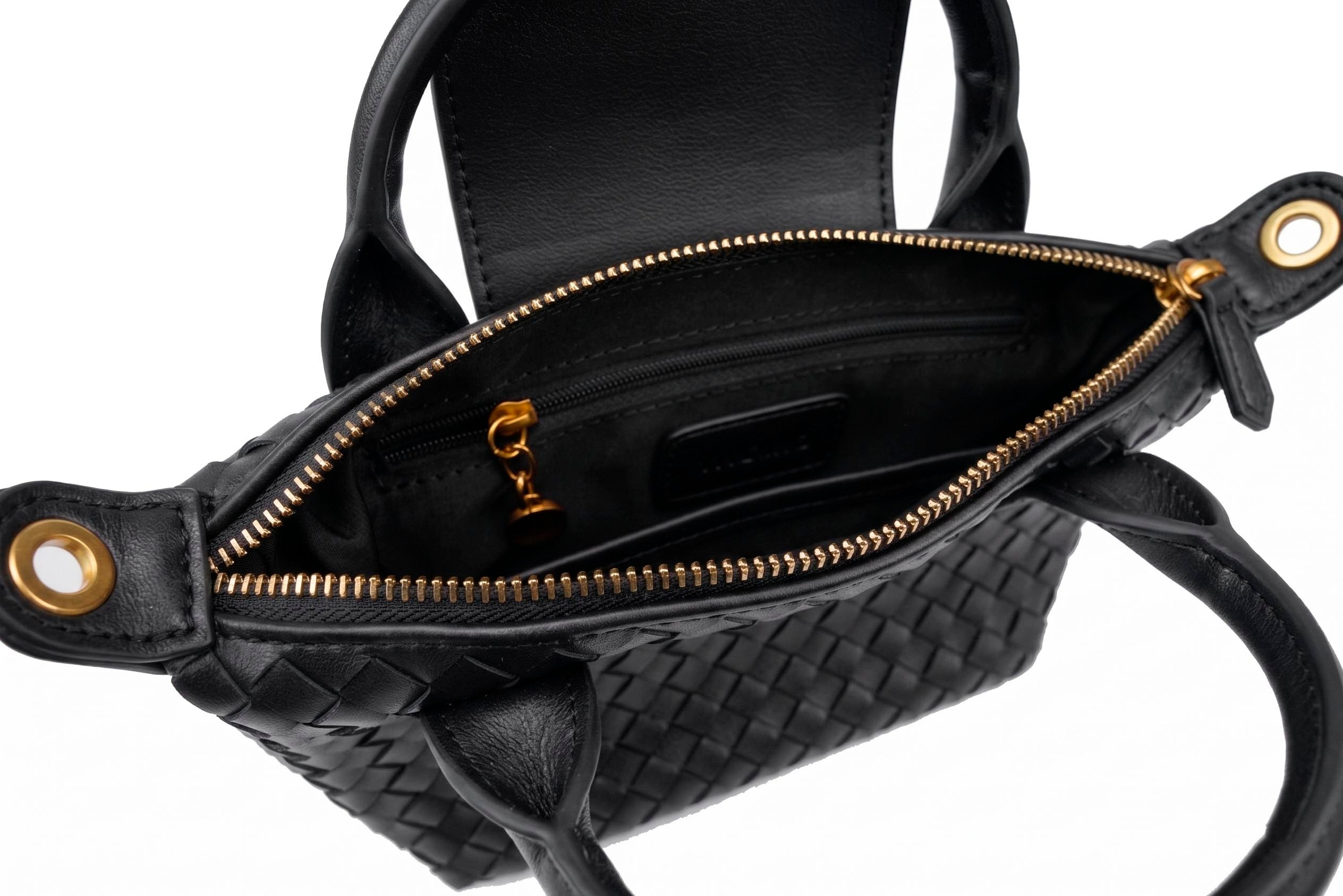 Bolso de cuero para mujer Valmio Virena - negro
