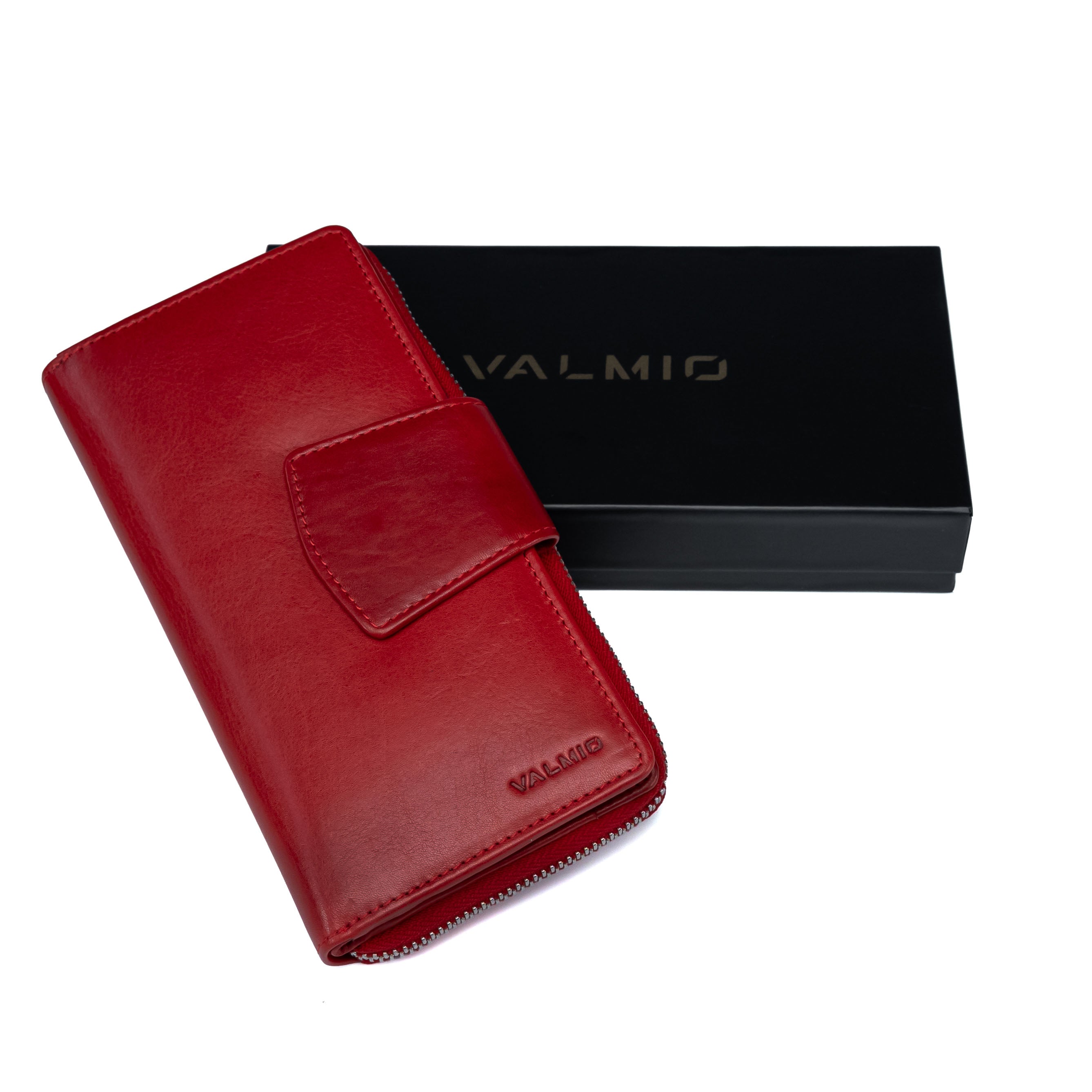 Women's Leather Wallet Valmio Vault 2435 Red