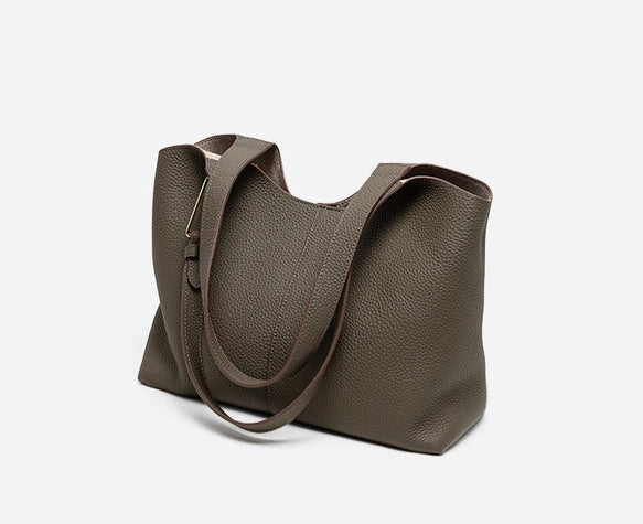 Sac à main pour femme Valmio Terina en cuir - café
