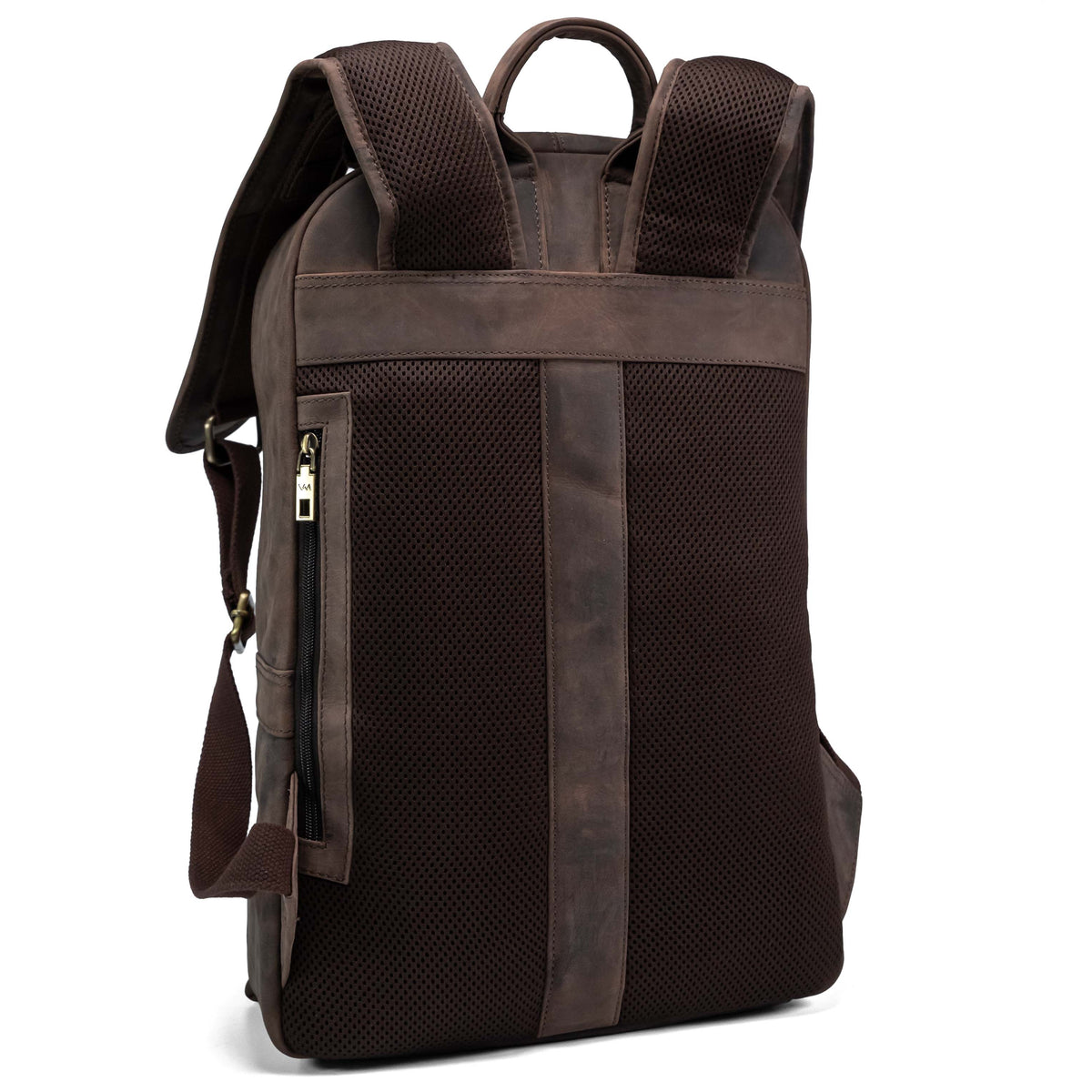 Valmio Gale Lederrucksack Braun