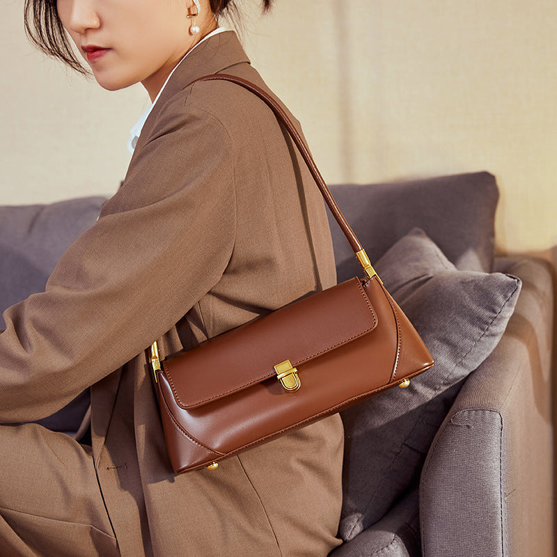 Bolso de cuero para mujer Valmio Sirena - marrón