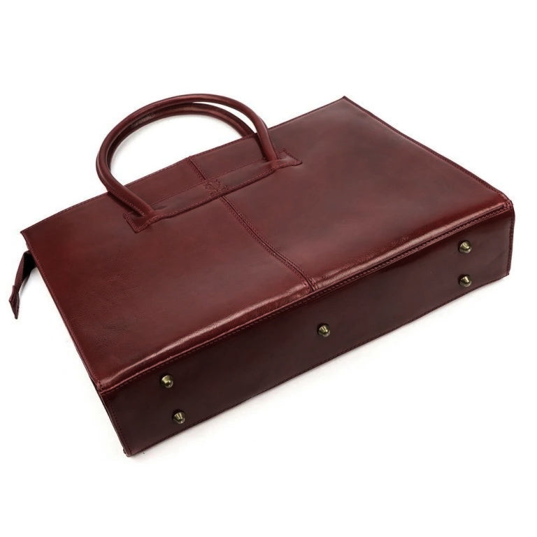 Sac à main en cuir Florence 1028 Rouge