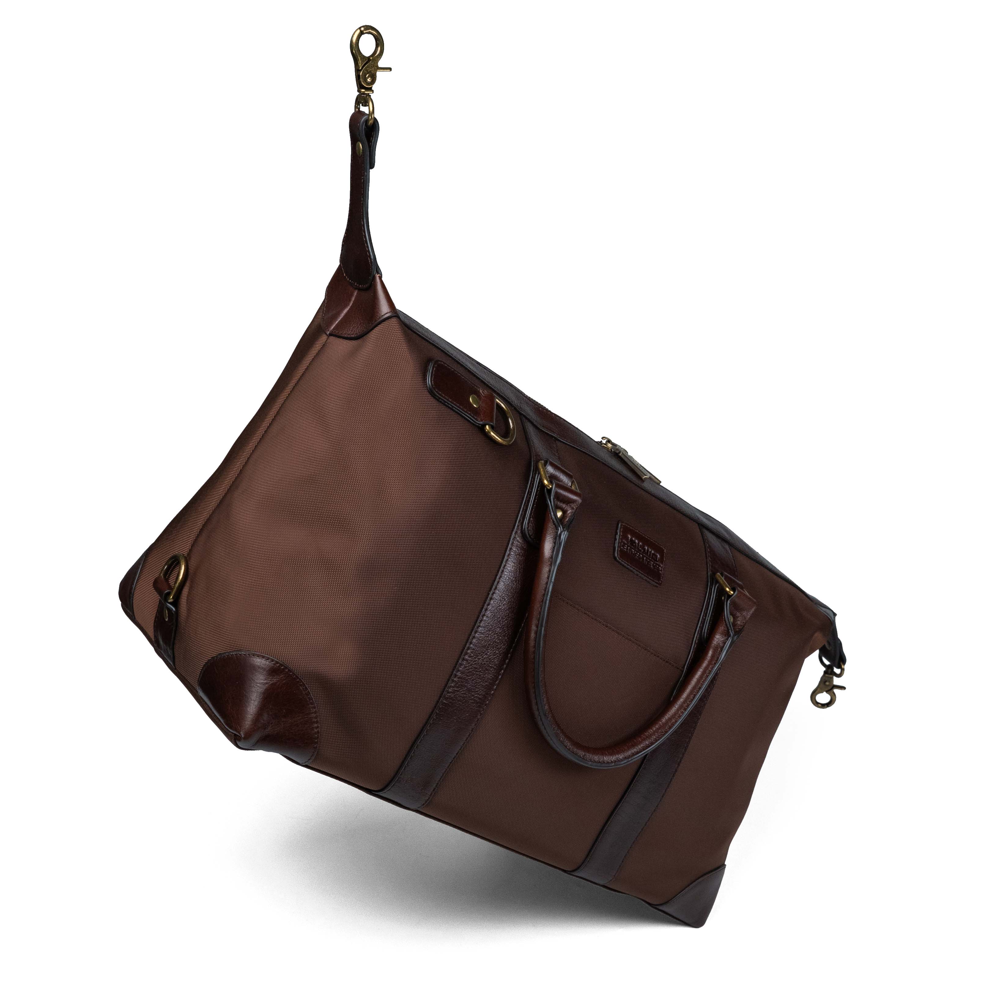 Bolsa de viaje para hombre Valmio Brenson - marrón