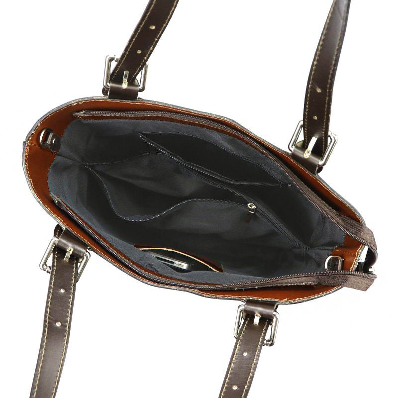 Sac à main en cuir L ARTIGIANO 8470