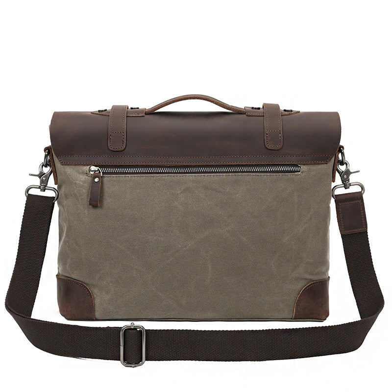 Serviette en cuir pour homme Valmio Weston – vert