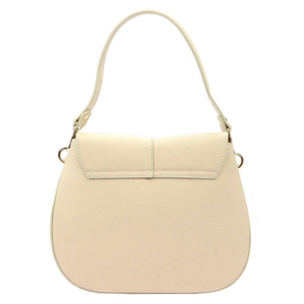 Sac à main en cuir pour femme LUKA 24-033 Beige