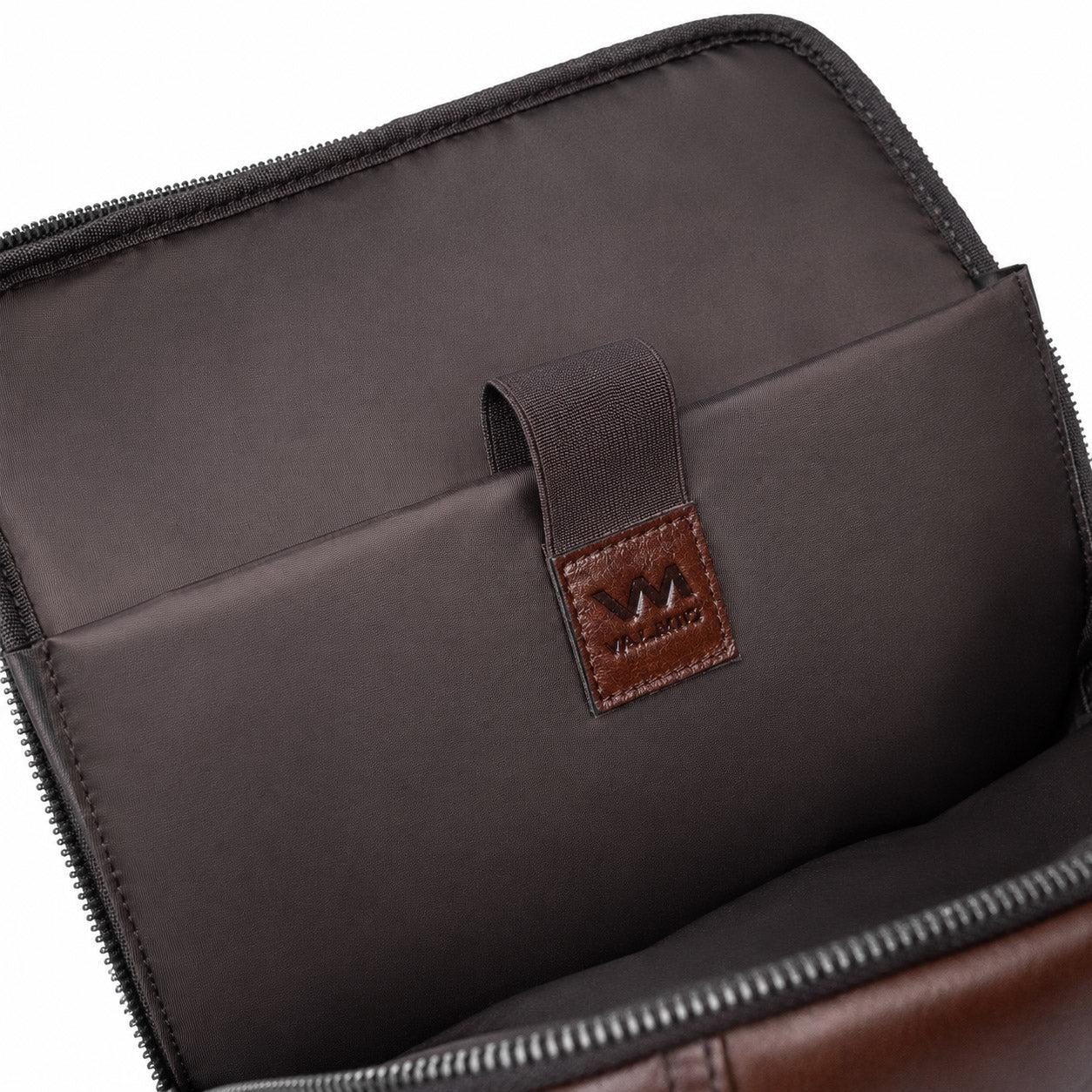 Valmio Kordon luxuriöser Leder-Rucksack - braun