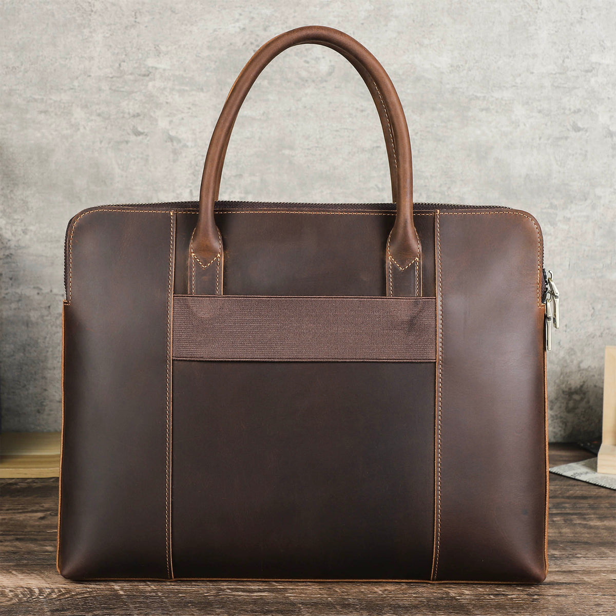 Elegante maletín de piel Ventura Slim – foto 2