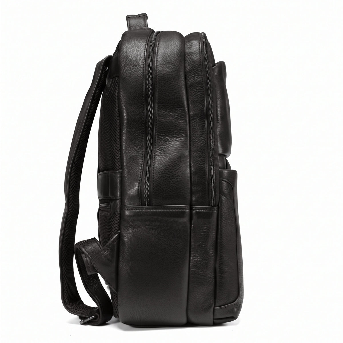 Brauner Rucksack aus Vollnarbenleder, Modell Valmio Lands
