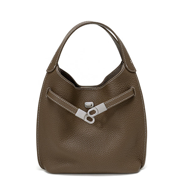 Sac à main en cuir pour femme Valmio Pinora - marron