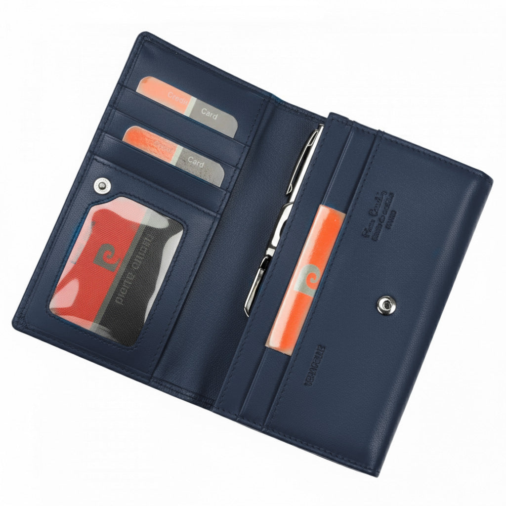 The Pierre Cardin 455 BLU 92 women's wallet