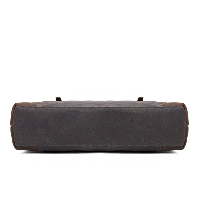 Serviette en cuir pour homme Valmio Weston – gris foncé