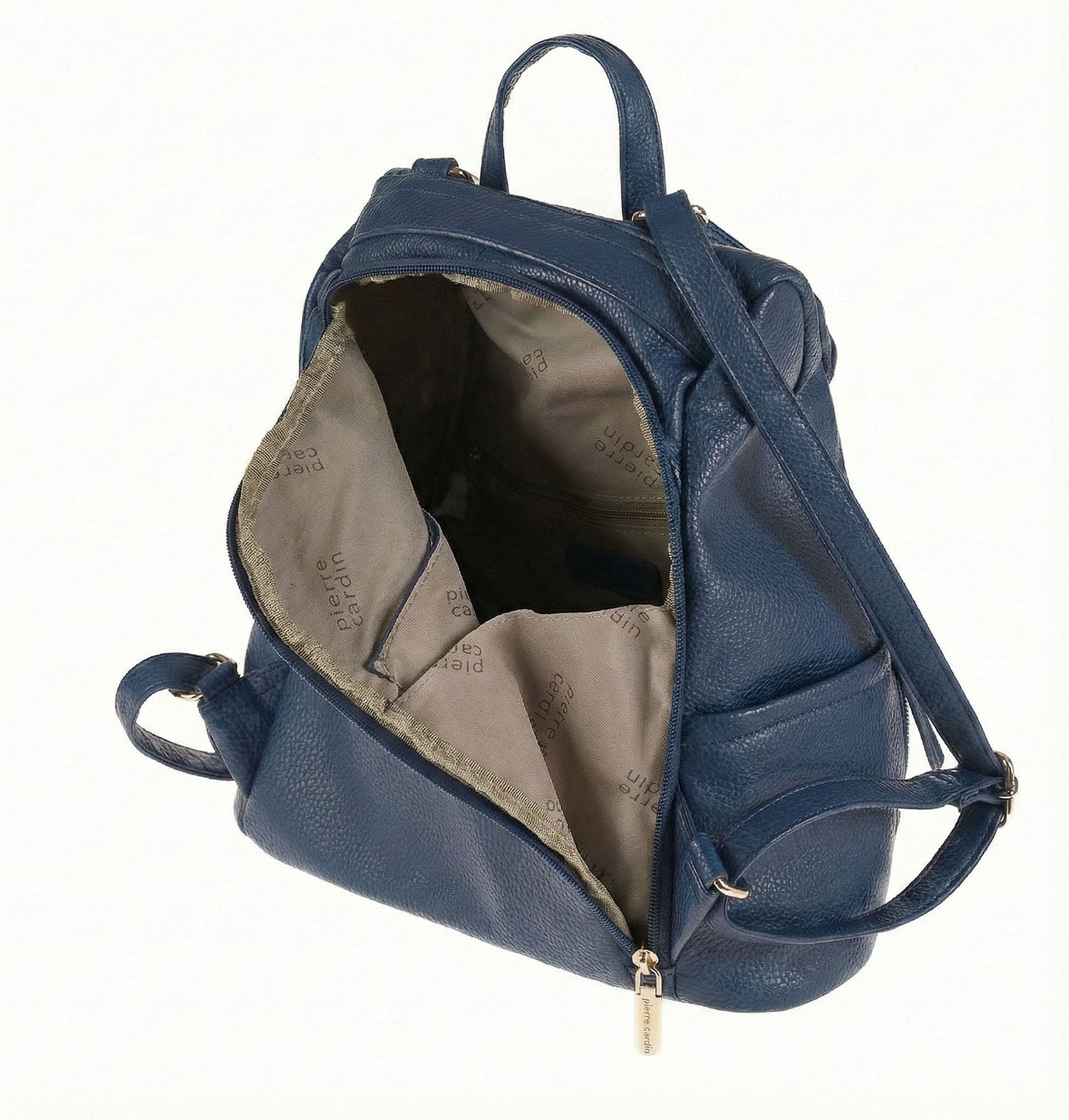 Pierre Cardin eco-leather backpack 90611 Blue