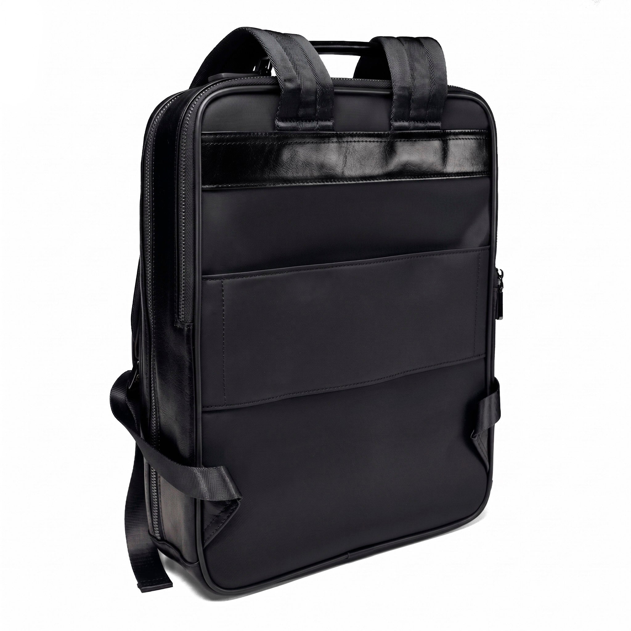 Sac à dos en cuir pour homme Valmio Ravenor - noir