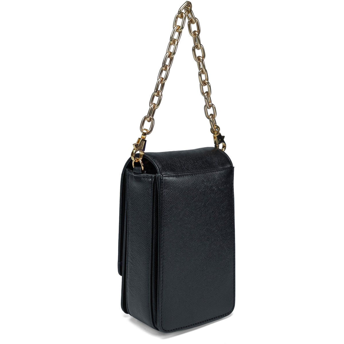 Valmio Bold Women's Leather Handbag Black