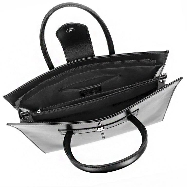 Sac à main en cuir Camilla 778 Noir