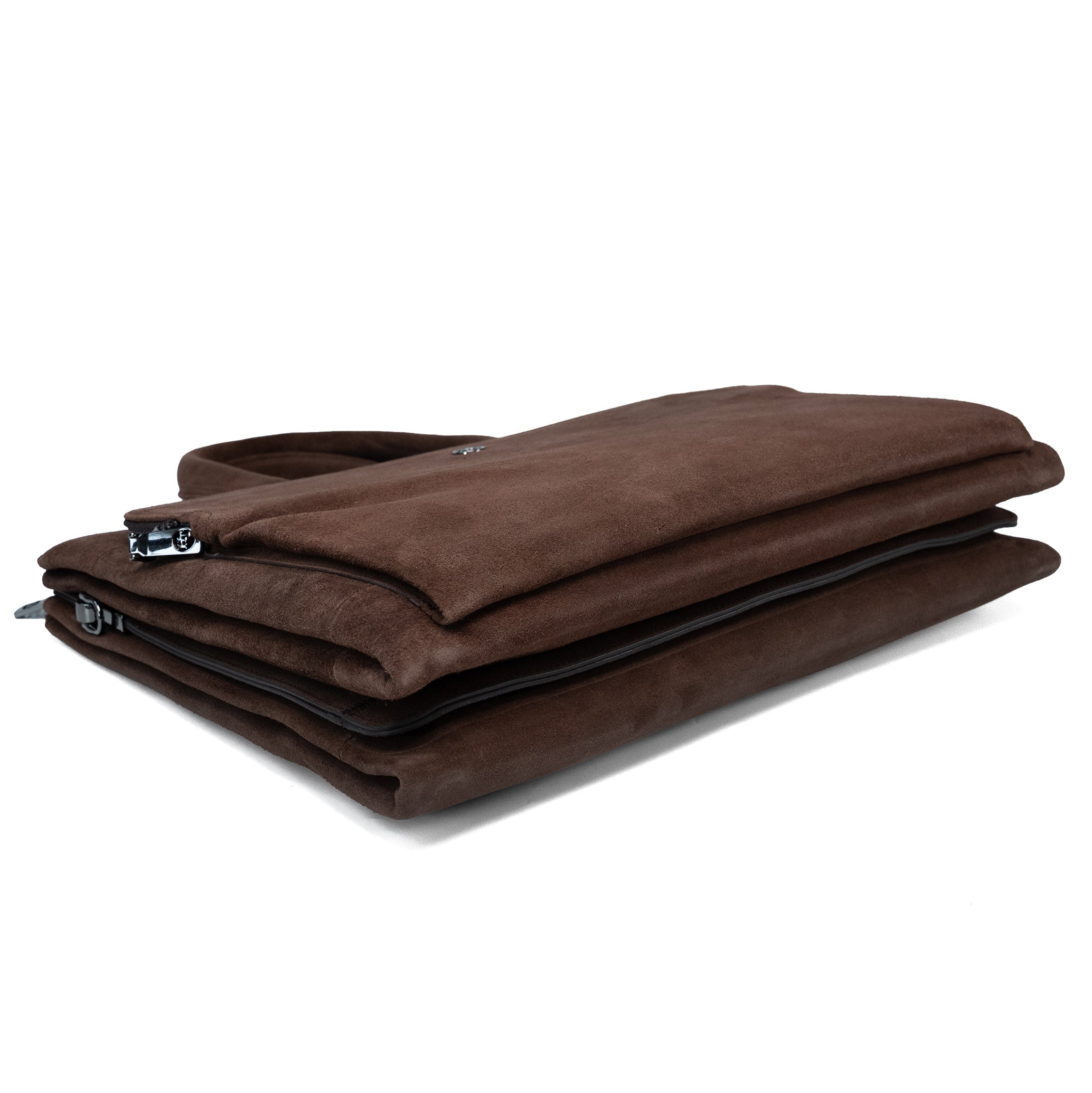 Sity braune Leder-Laptoptasche