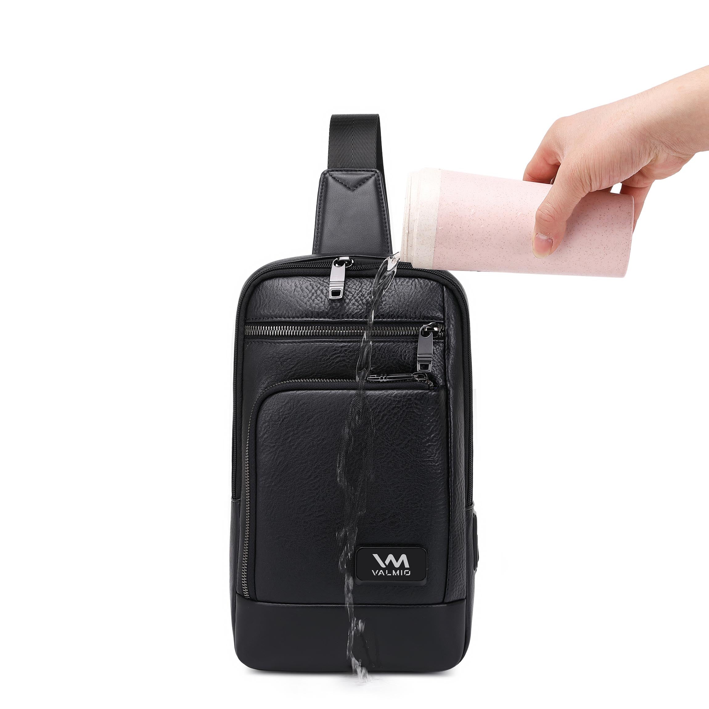 Sac bandoulière Valmio Nordi – noir
